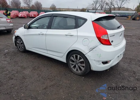 2015 Hyundai Accent Sport из США, поврежденный, VIN KMHCU5AE4FU200692